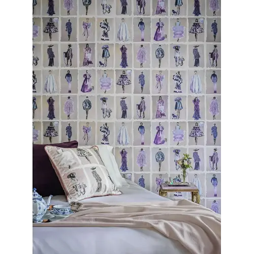 Cole & Son Couture Carousel Lavender Pearl Cole & Son Couture Carousel Lavender Pearl