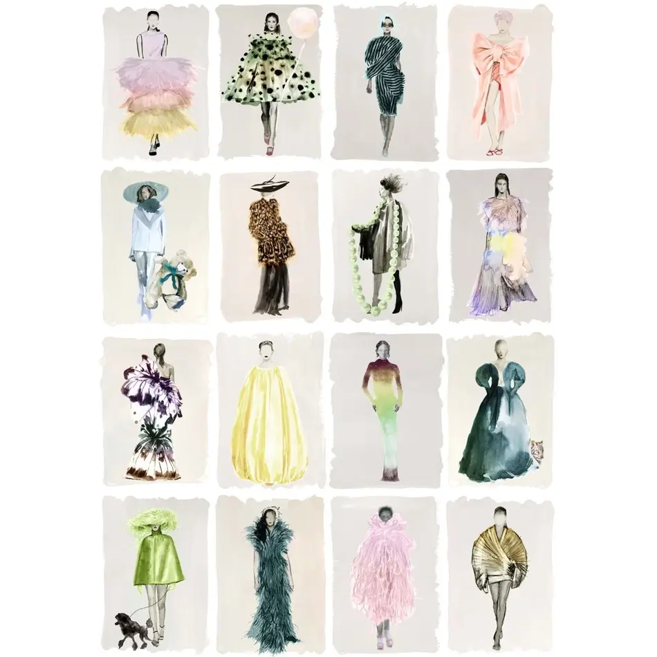 Cole & Son Couture Carousel Pastel Pearl Cole & Son Couture Carousel Pastel Pearl