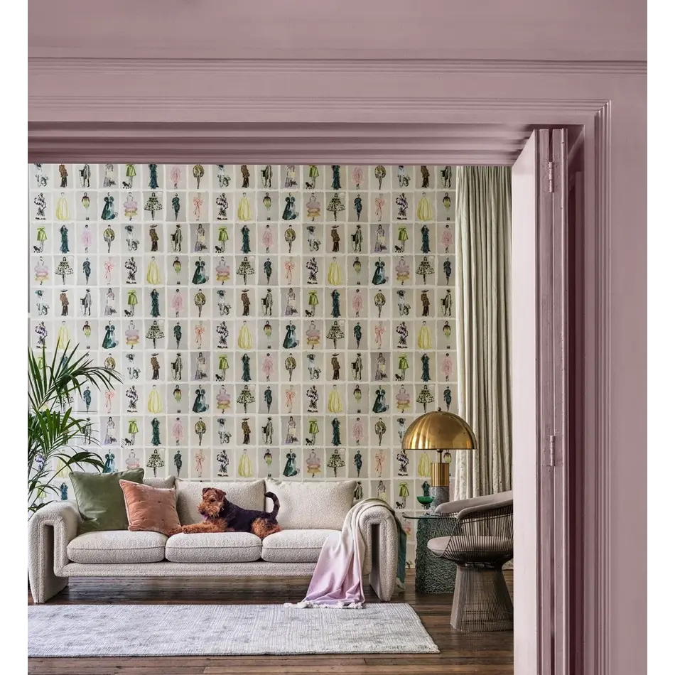 Cole & Son Couture Carousel Pastel Pearl Cole & Son Couture Carousel Pastel Pearl