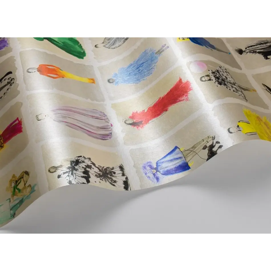 Cole & Son Couture Carousel Bright Multi Pearl Cole & Son Couture Carousel Bright Multi Pearl