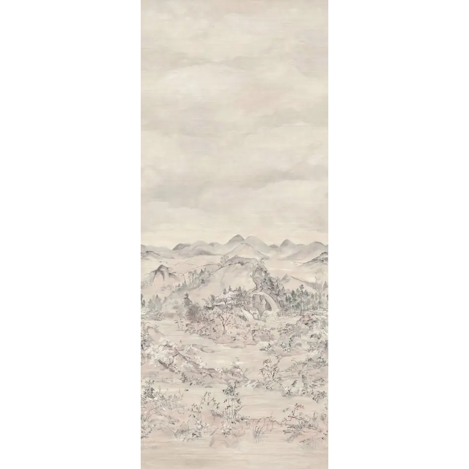 Cole & Son Japanese Chinoiserie Grasscloth Pearlescent