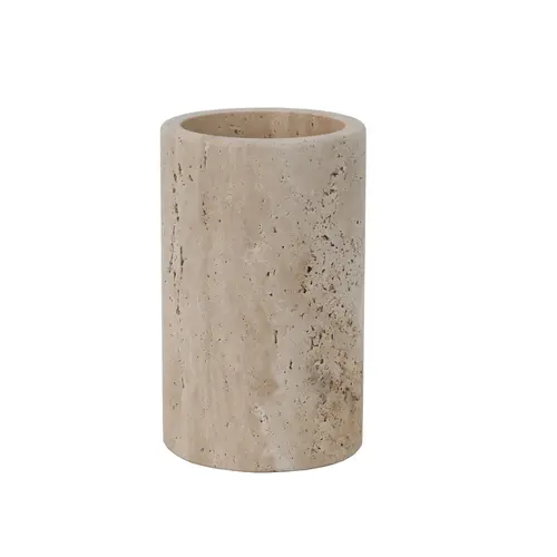 The Grand Interior TRAVERTIN Vase - Medium 35cm The Grand Interior TRAVERTIN Vase - Medium 35cm