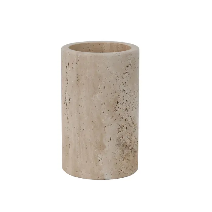 The Grand Interior TRAVERTIN Vase - Medium 35cm