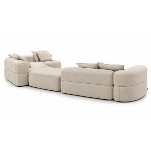 The Grand Interior VALENTINO Corner Sofa – Vivaldi Beige | Luxury Italian Modular Sofa The Grand Interior VALENTINO Corner Sofa – Vivaldi Beige | Luxury Italian Modular Sofa