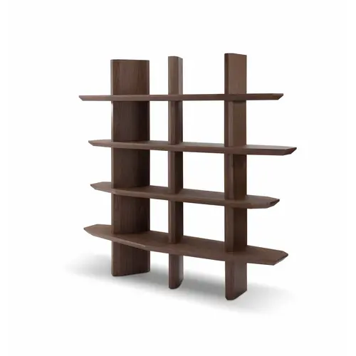 The Grand Interior PUCK Bookcase – Dark Walnut The Grand Interior PUCK Bookcase – Dark Walnut