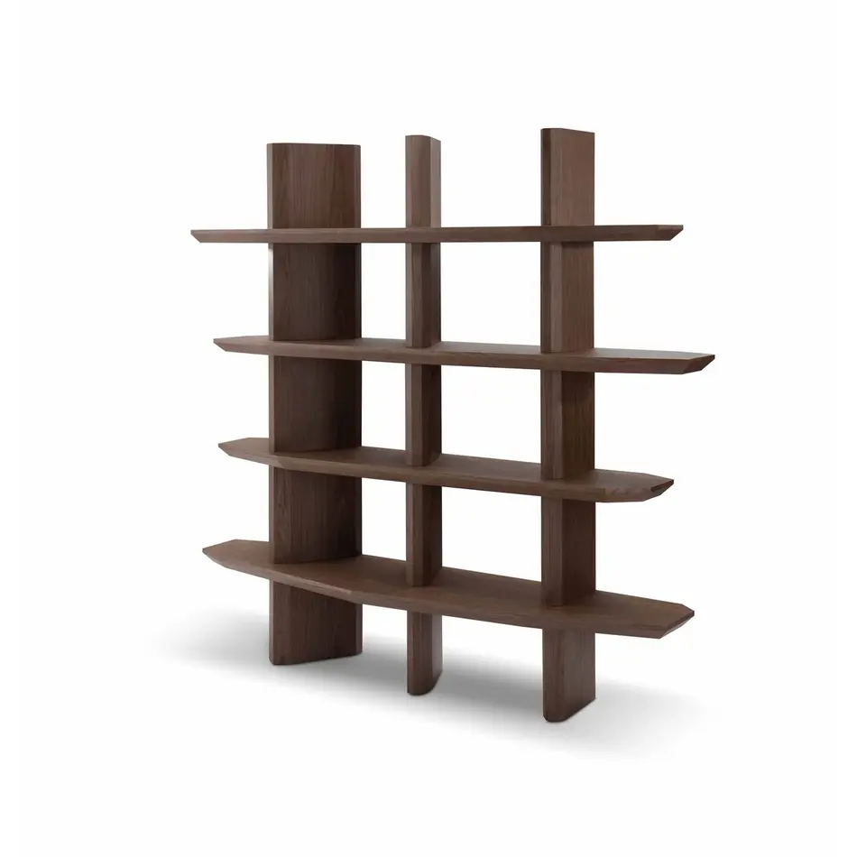 The Grand Interior PUCK Bookcase – Dark Walnut The Grand Interior PUCK Bookcase – Dark Walnut