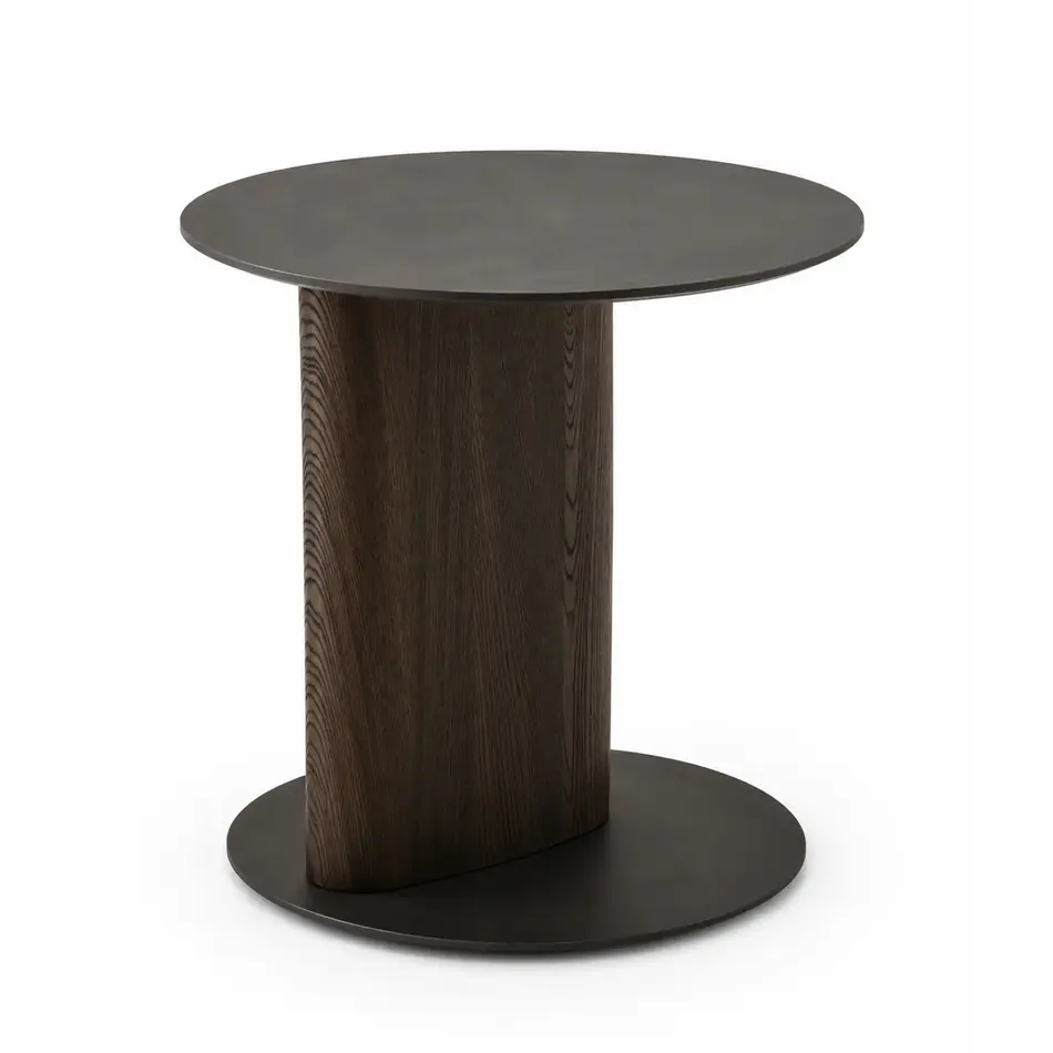 The Grand Interior ELISE Side Table – Natural Gray Oak & Two-Tone Finish The Grand Interior ELISE Side Table – Natural Gray Oak & Two-Tone Finish