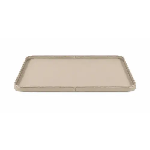 The Grand Interior MATTEO SQUARE TRAY – Microleder - 45cm - Beige The Grand Interior MATTEO SQUARE TRAY – Microleder - 45cm - Beige