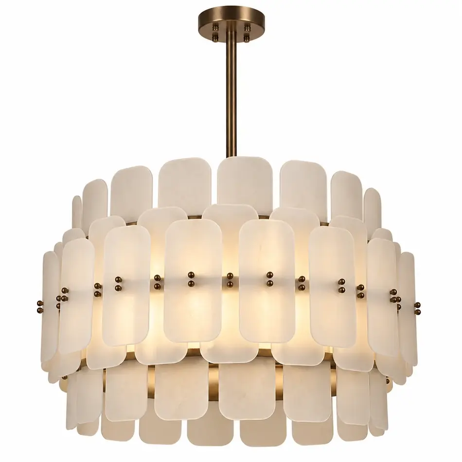 The Grand Interior ALESSIO Pendant Light – Sculptural Chandelier with Bronze & Glass - Large The Grand Interior ALESSIO Pendant Light – Sculptural Chandelier with Bronze & Glass - Large