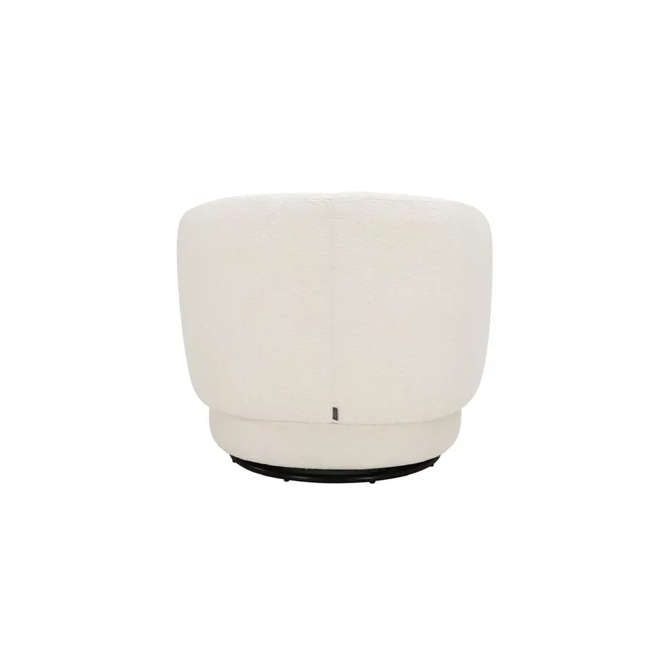 The Grand Interior ANGELICA Armchair Swivel – Swivel Designer Armchair | White-Beige The Grand Interior ANGELICA Armchair Swivel – Swivel Designer Armchair | White-Beige