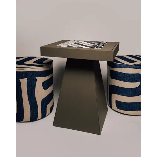 House of Nobilique House of Nobilique Leather Game Table Taupe – Leather Chess & Backgammon Table House of Nobilique House of Nobilique Leather Game Table Taupe – Leather Chess & Backgammon Table
