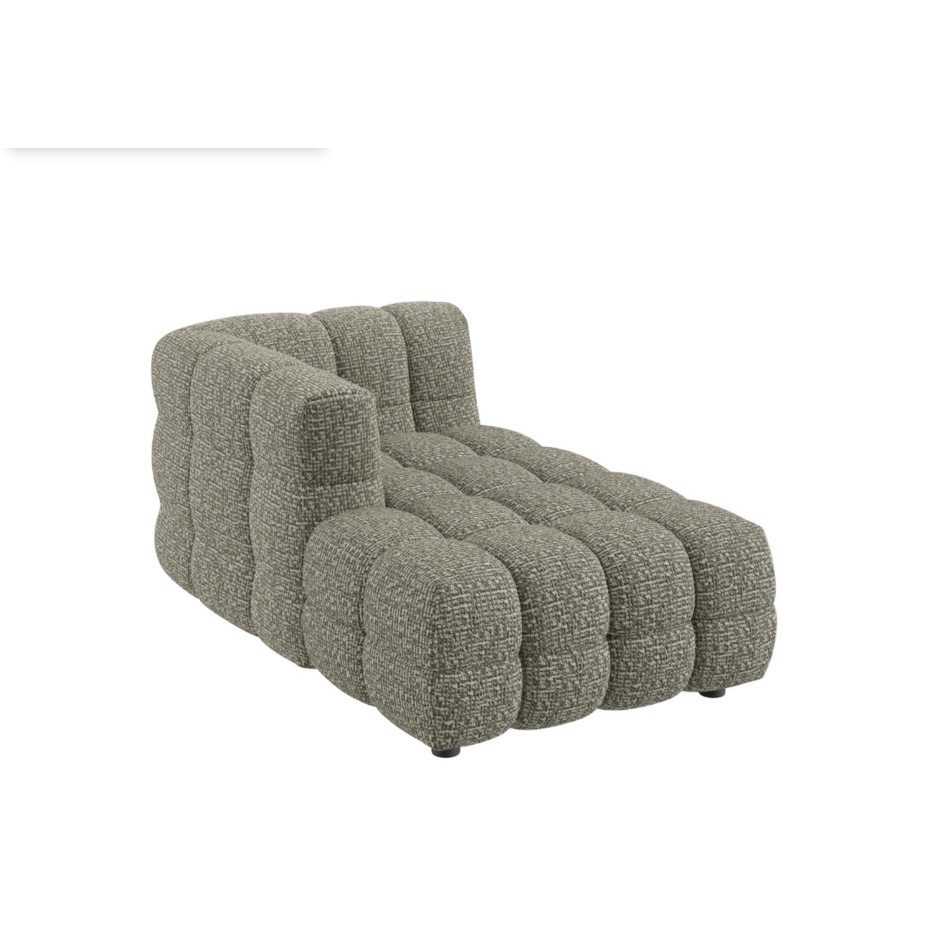 DÔME DECO BASEL module chaise longue left DÔME DECO BASEL module chaise longue left