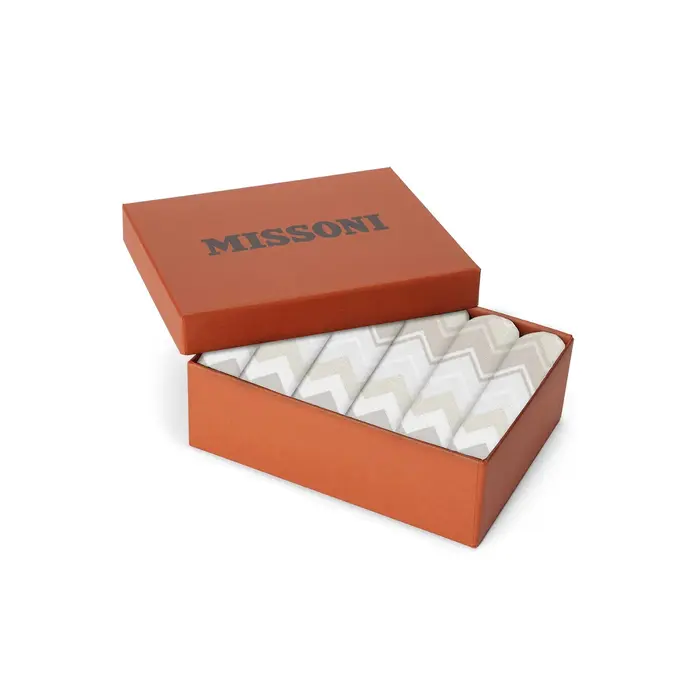 Missoni Home Missoni Giacomo Gastendoek – 30 x 30 cm – Set van 6 in Geschenkverpakking Missoni Home Missoni Giacomo Gastendoek – 30 x 30 cm – Set van 6 in Geschenkverpakking