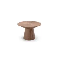 AMALFI Round Side Table - Walnut
