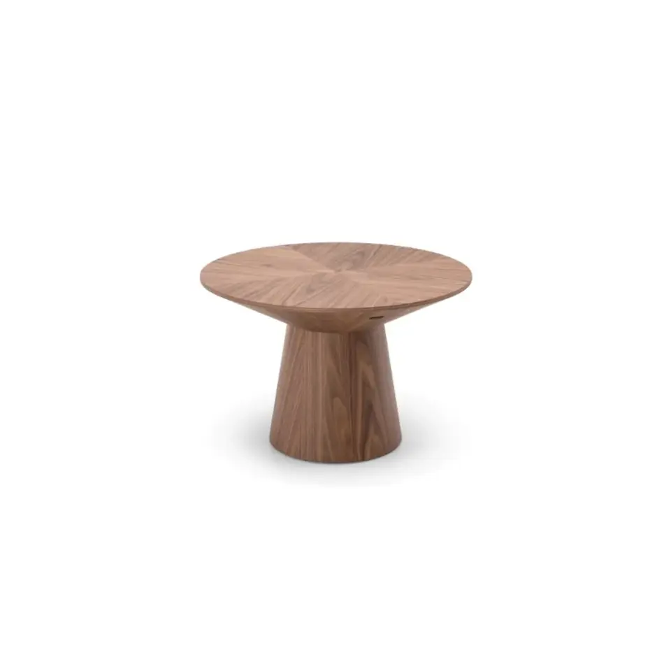 The Grand Interior AMALFI Round Side Table - Walnut