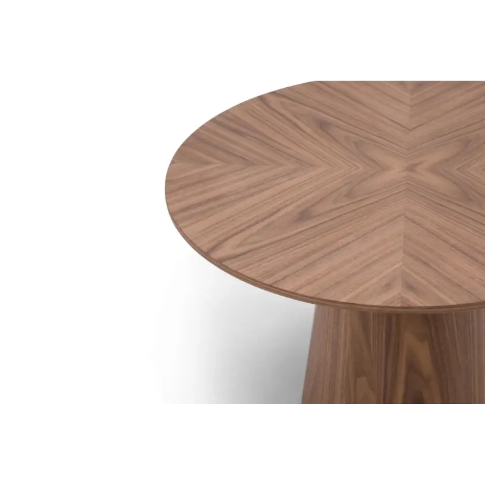 The Grand Interior AMALFI Round Side Table - Walnut