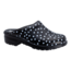 F-720.02 clogs Black + white dots