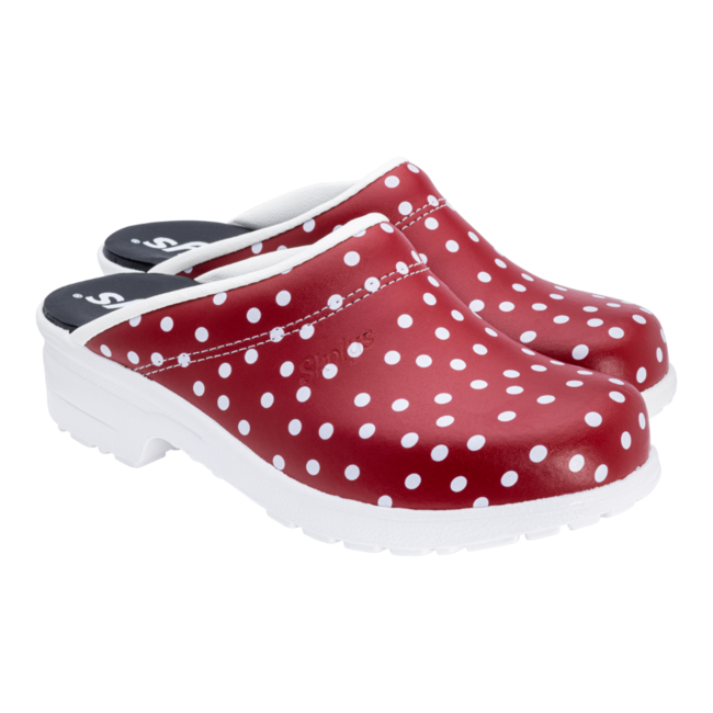 F-720.06 klompen rood + stippen