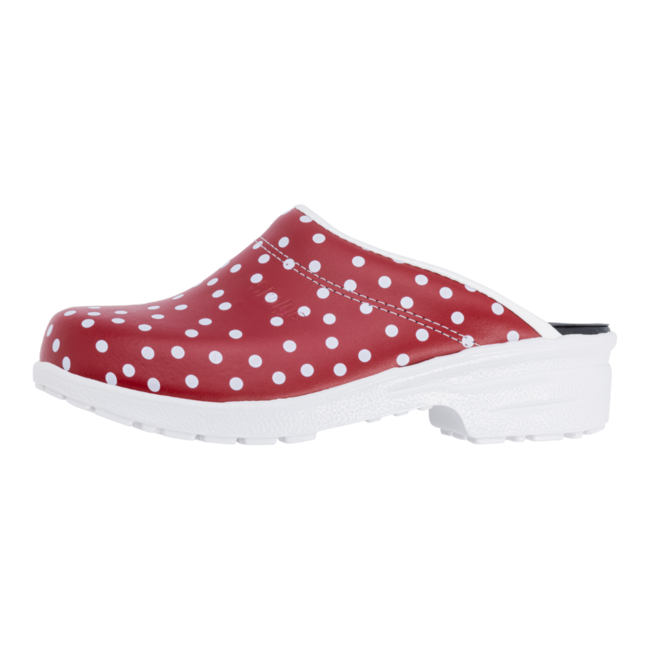 F-720.06 klompen rood + stippen