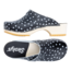 W-320.02 clogs Black + White dots