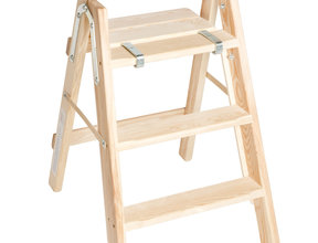 Houten schilderstrap (werktrap)