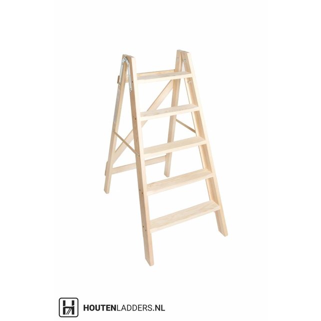 Houten schilderstrap (werktrap)