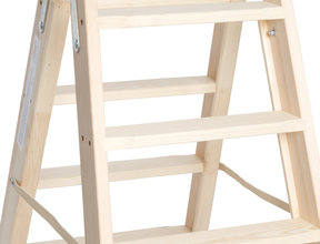 Houten dubbeltrap