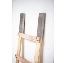 Handgemaakte RVS koppelstukken dakladder set