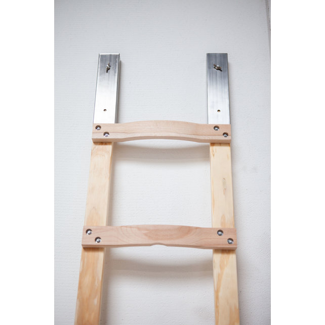 Handgemaakte RVS koppelstukken dakladder set