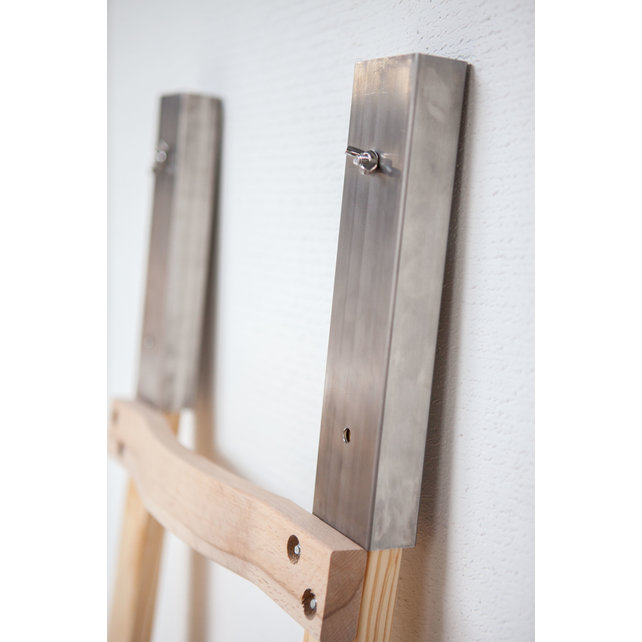 Handgemaakte RVS koppelstukken dakladder set