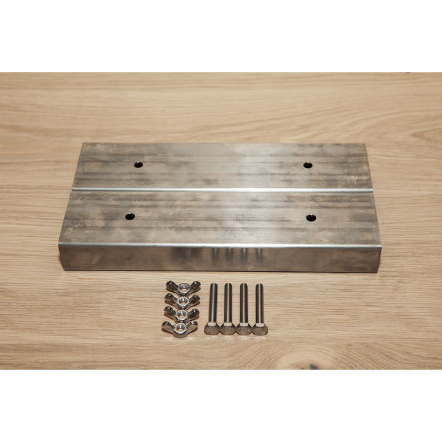 Handgemaakte RVS koppelstukken dakladder set