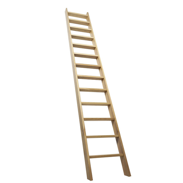 Bibliotheektrap nature eiken