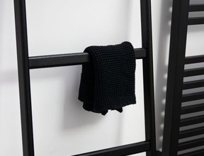 Handdoek ladder zwart eiken