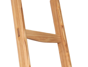 Houten bibliotheekladder