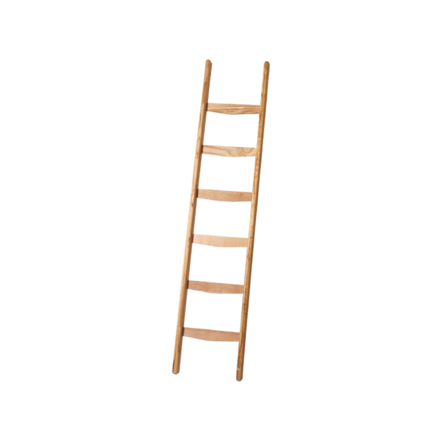 Houten bibliotheekladder Houten bibliotheekladder