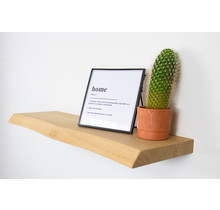 Boomstam wandplank onbehandeld