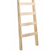 Houten bouwladder met anti-doorzaagstrip