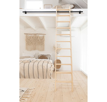 Houten zoldertrap grenen (meubelmakerstrap)