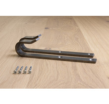 Stalen bevestigingshaken set