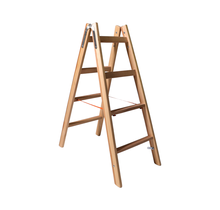 Ergonomische dubbel trap met 2 dwarse bovenste sporten