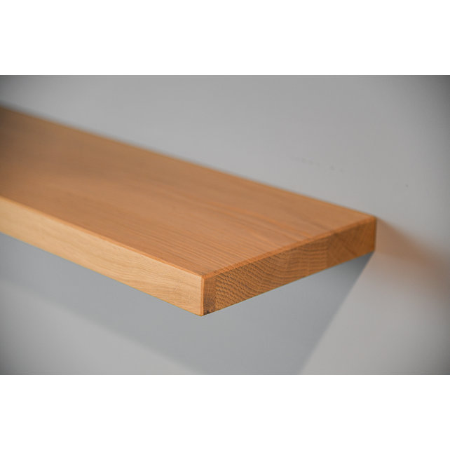 Wandplank eiken nature gelakt - 178 cm