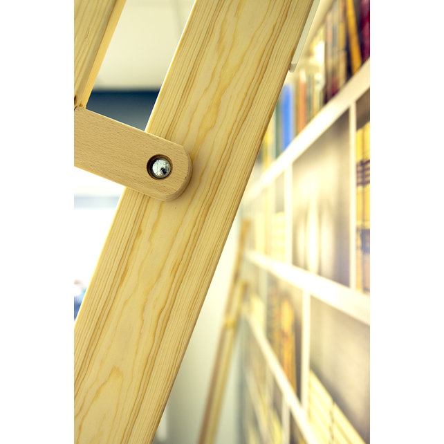 Doorlopende houten trapleuning 150cm