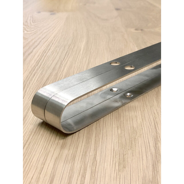 Geborsteld RVS ophangbeugels set