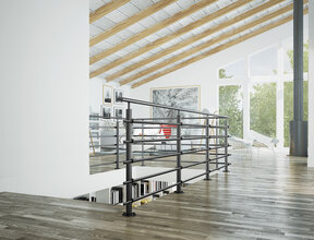 Pure Black balustrade set