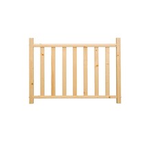 Square Wood vurenhout balustrade - lengte 154 cm