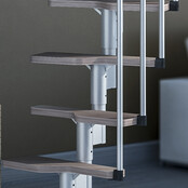 Houston vaste ruimtebesparende trap - 63 cm breed