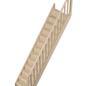 Tradi Eco vaste trap recht vurenhout - 80 cm breed Tradi Eco vaste trap recht vurenhout - 80 cm breed