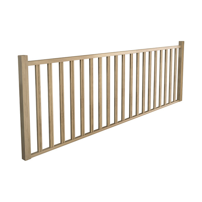 Tradi Eco balustrade eikenhout  (100 of 320 cm)