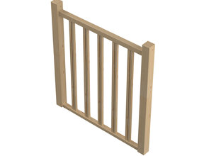 Tradi Eco balustrade vuren