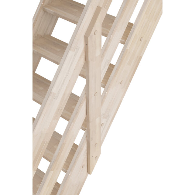 Ardennes vaste trap recht eikenhout - 70 cm breed